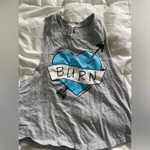 Burn Bootcamp cropped tank